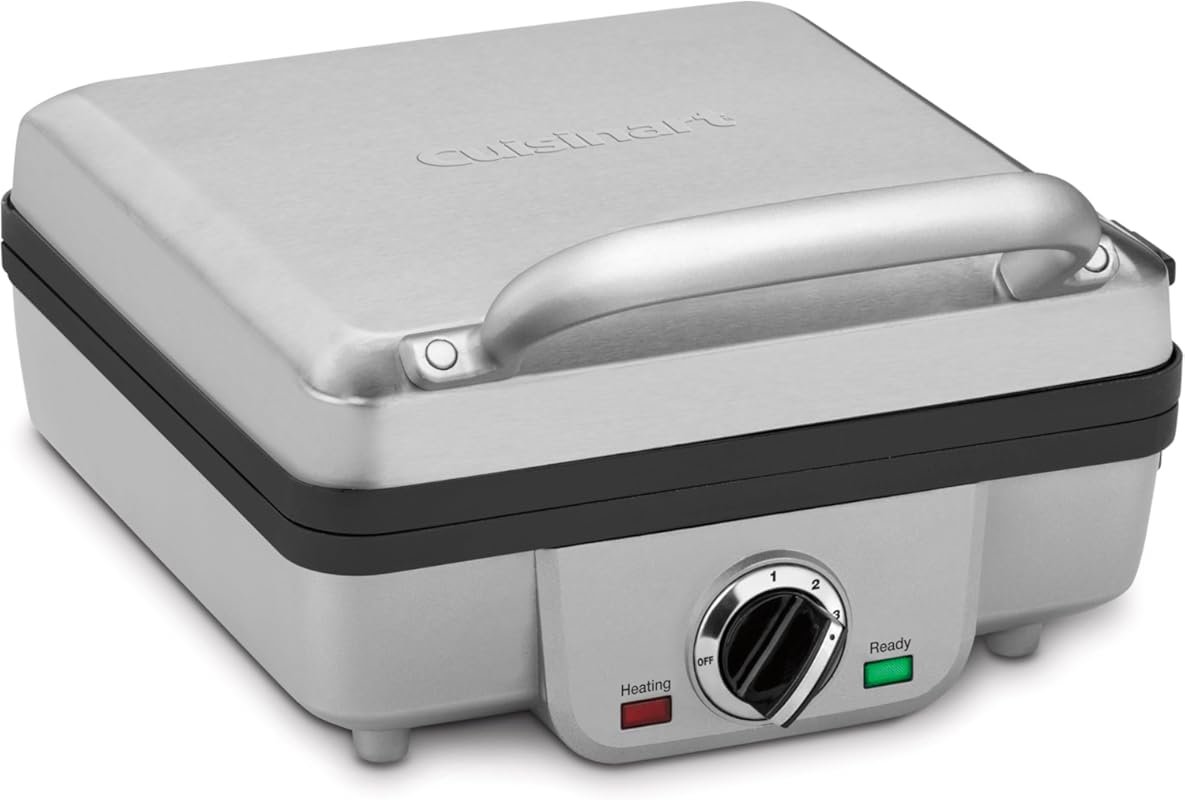Cuisinart Belgian Waffle Maker with Nonstick Plates, 6 Browning Levels