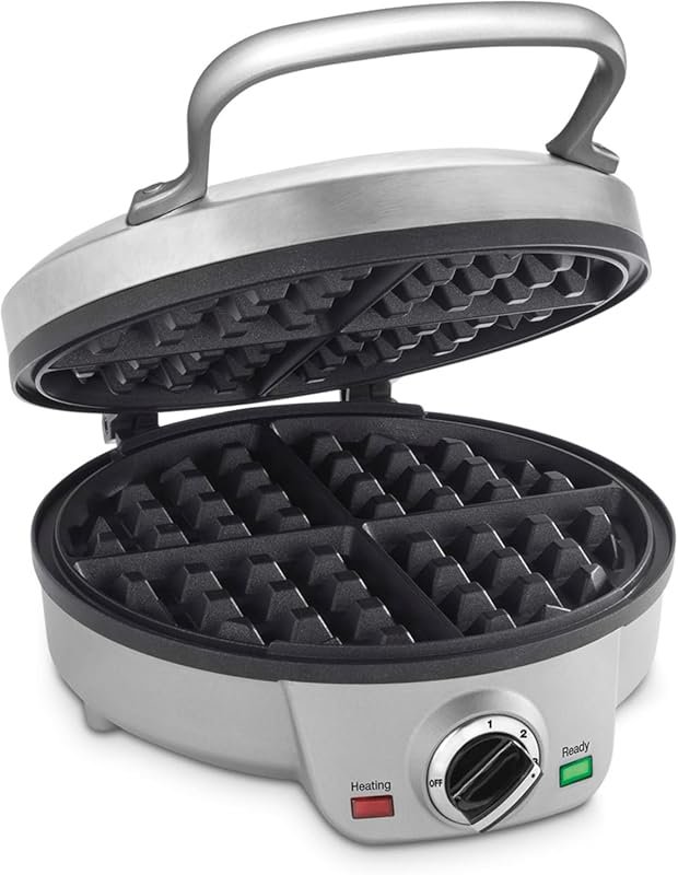 Cuisinart Belgian Waffle Maker with 6 Browning Settings, Audible Alert
