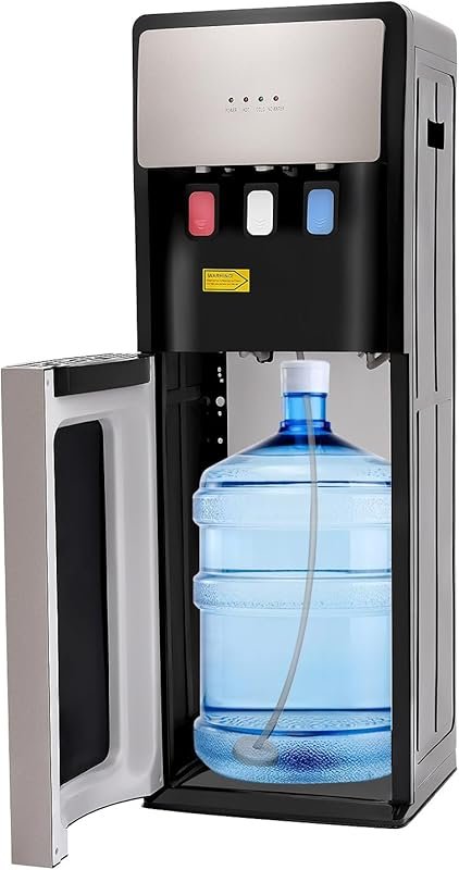 Bottom Loading Water Dispenser for 5 Gal Bottles, Hot & Cold, Freestan