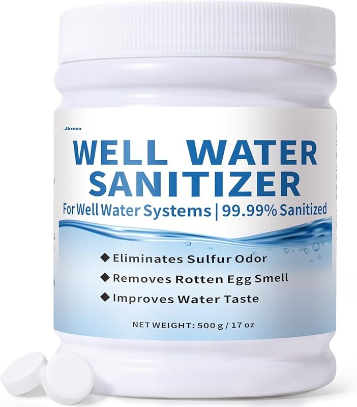 Food-Grade Well Water Sanitizer Eliminates Sulfur, Iron & Odor