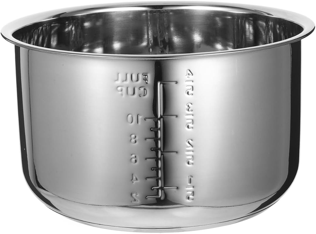 Non-Stick Polished Stainless Steel Inner Pot for 10 Cup Rice Cooker –