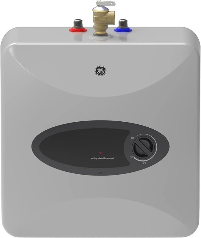 GE Appliances 6 Gallon Mini Tank Water Heater with Adjustable Thermost