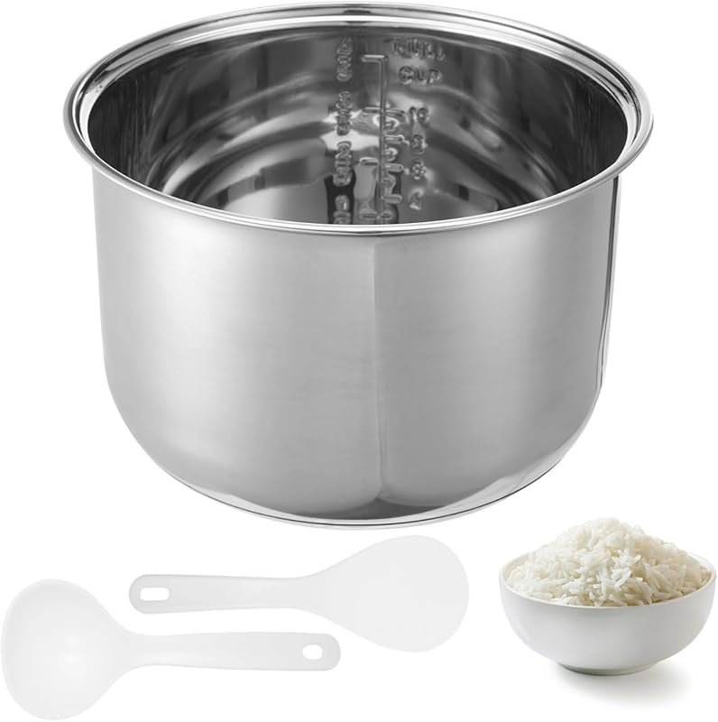 304 Stainless Steel Inner Bowl with Spoons for Zojirushi NS-TSC10 – 5L