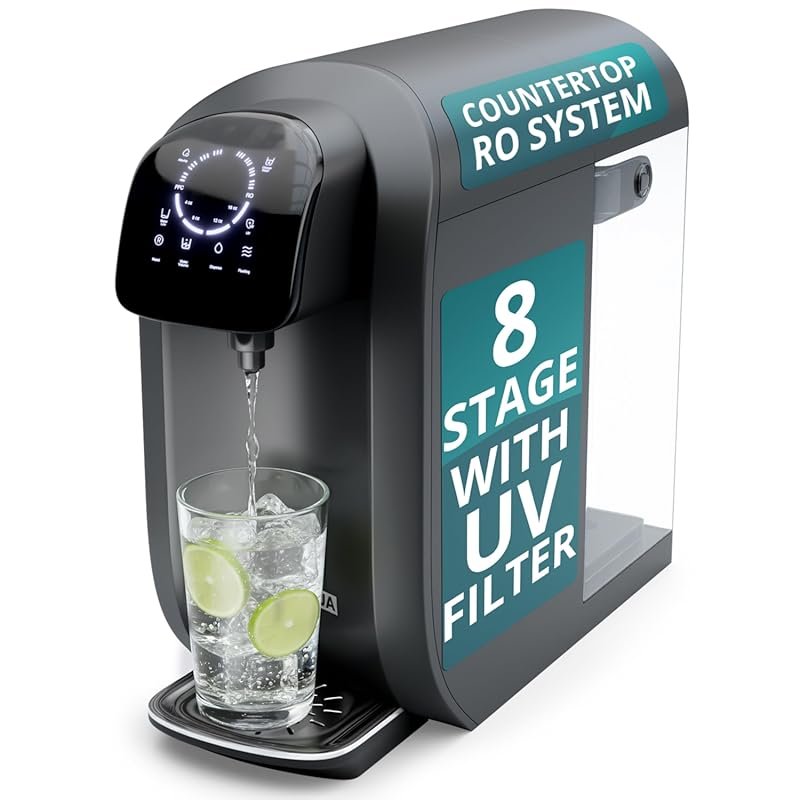 NU Aqua 8-Stage Countertop RO System with UV & Touch Display