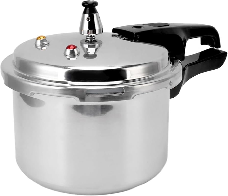Mini 3L Aluminum Alloy Pressure Cooker, Magnetic Bottom, Safety Lock, 