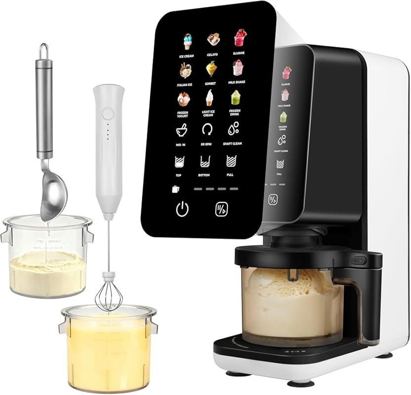 12-In-One Electric Soft Serve Machine for Home & Office Ice Cream Trea