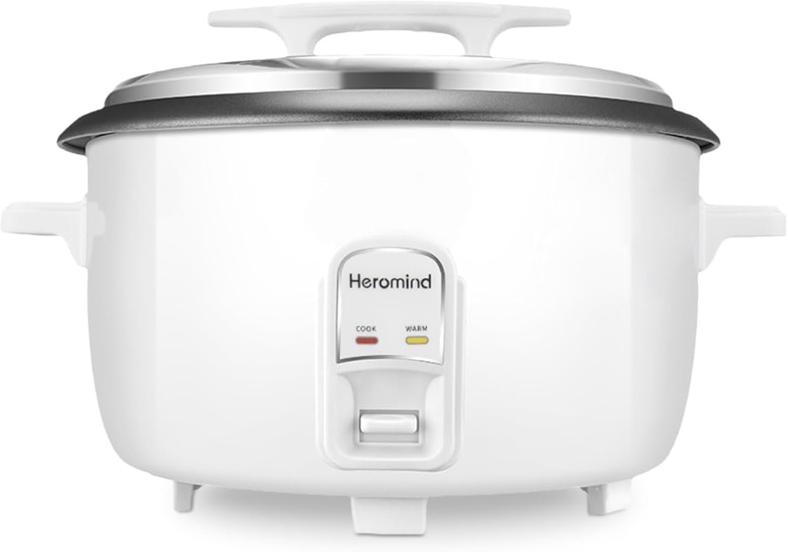 90‑Cup (16‑Qt) Commercial Rice Cooker, Non‑Stick Inner Pot, Fast Cook,