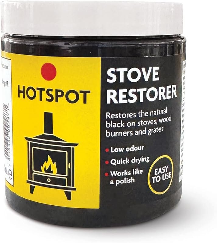 Hotspot Stove Restorer Polish Protects Cast Iron Stoves & Fireplaces