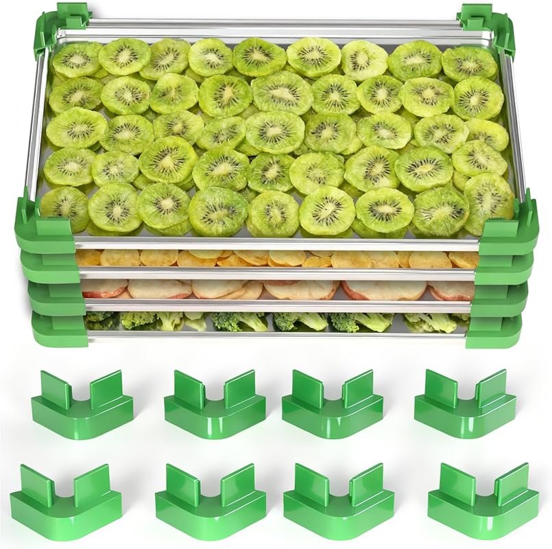 16 Pcs Original Tray Stackers for Harvest Right Freeze Dryer, Holds 5 