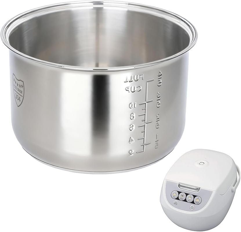 Non-Stick 304 Stainless Steel Rice Cooker Inner Pot for Tiger JBV-A18U