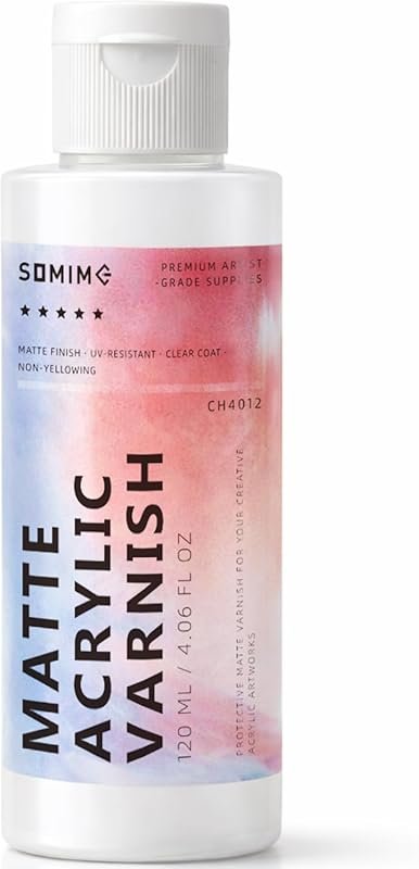 Matte Acrylic Varnish for Canvas, Wood & Ceramic Artworks