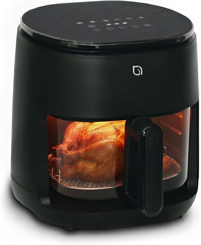 Willow Eco Series 5 Quart Glass Air Fryer with Digital Display, 430°F