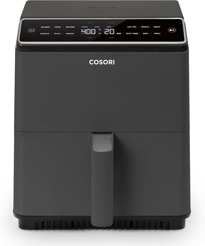 Cosori 6.8‑Quart Air Fryer – 12 One‑Touch Functions, Dual Heating Elem