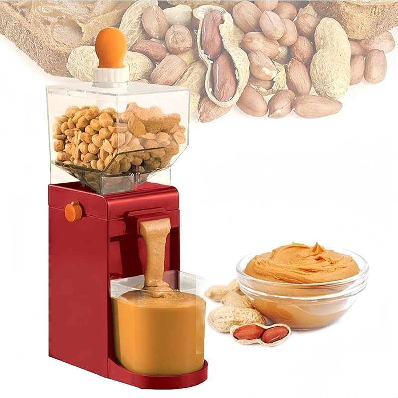 Electric Nut Butter Maker Machine, Large-Capacity Grain Grinder for Al