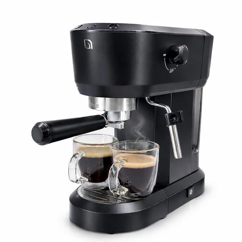WILLOW Eco Series 15‑Bar Espresso Machine with Milk Frother, Built‑In