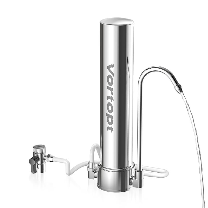 Vortopt 5‑Stage Under‑Sink & Countertop Filtration System – 8000‑Gal C