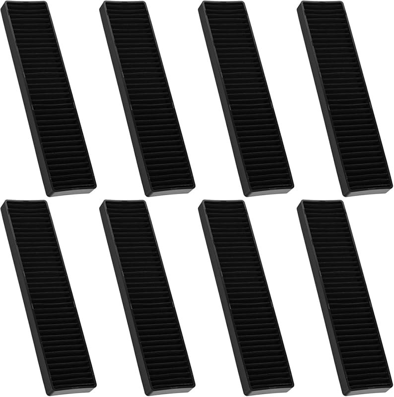 8-Pack Microwave Charcoal Filters for Odor & Grease Removal