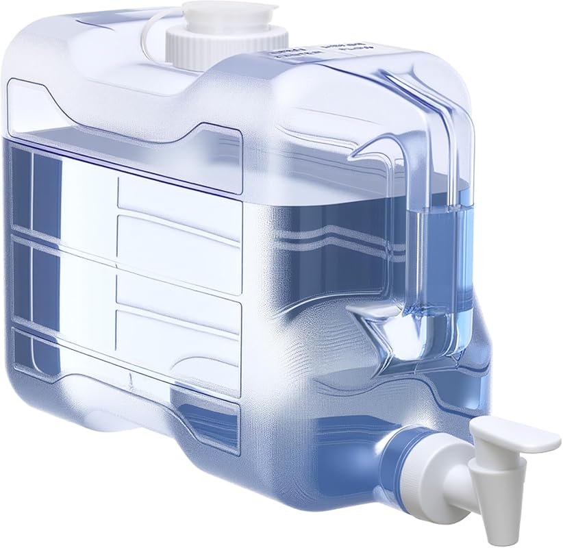 Funnymoom 2 Gallon Fridge Water Dispenser with Leak-Proof Spigot and C