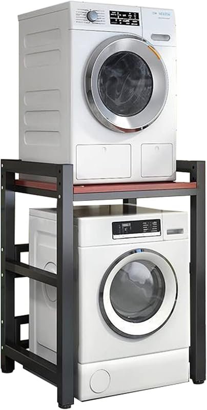Front Load Washer & Dryer Stackable Kit with 400KG Adjustable Portable