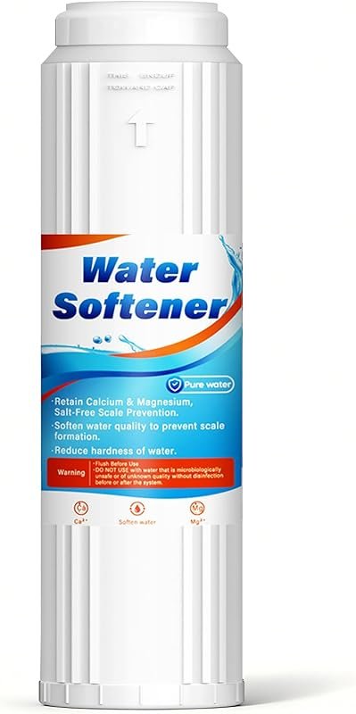 Salt Free Water Softener Systems Replacement Cartridge, 20 x 2.5‘’ Who