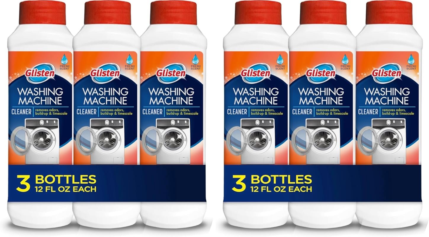 Glisten Washing Machine Cleaner Removes Odor & Limescale – Fresh Scent