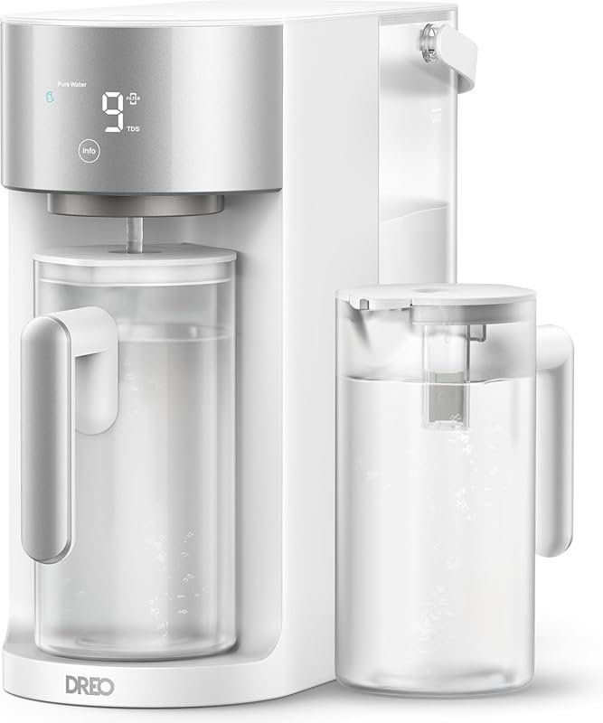 DREO RO Water Filter Countertop with 3:1 Pure-to-Drain Ratio, TDS Moni
