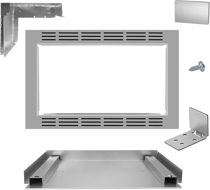 Upgraded 30-inch Adjustable Stainless Steel Trim Kit for Panasonic 2.2