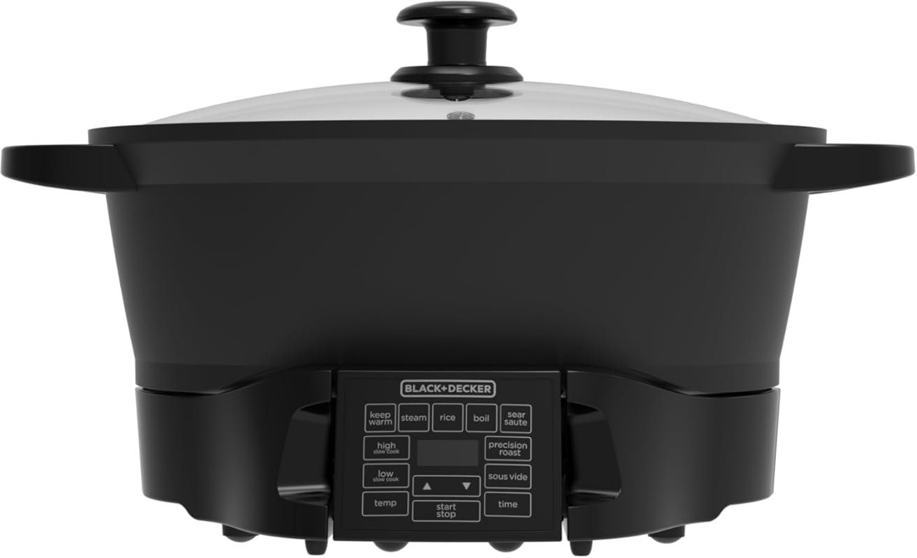 BLACK+DECKER 7QT Digital Multicooker, 7‑in‑1 with Neat ’N Clean™ Techn