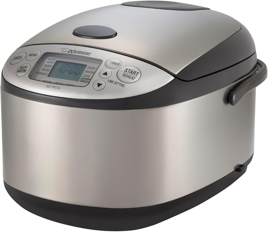 Zojirushi NS-TPC18XT 10-Cup Micom Rice Cooker with PFAS-Free Nonstick 