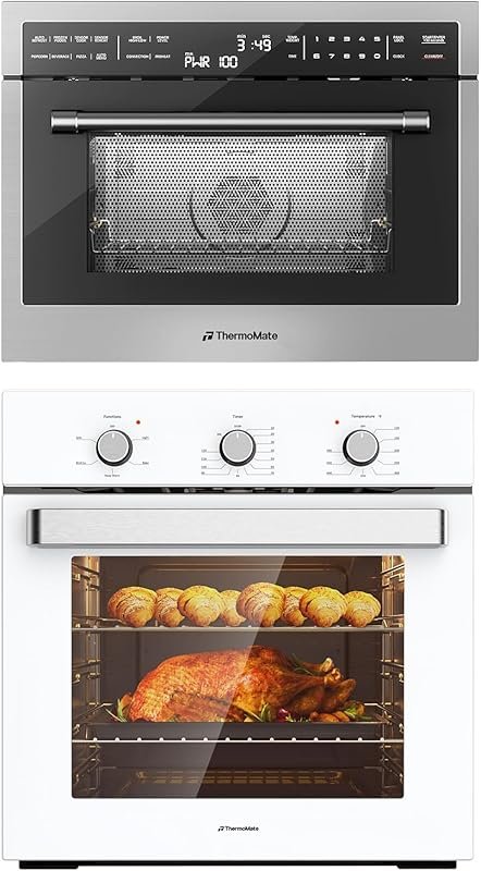 ThermoMate 2.8 Cu.Ft Electric Wall Oven with 5 Functions + 24