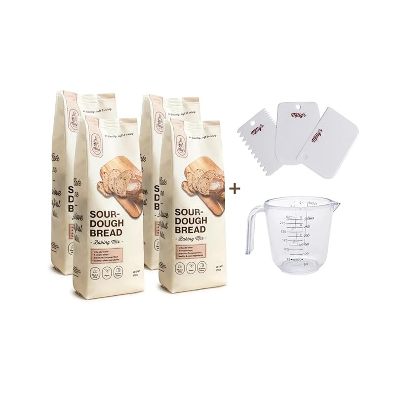 Milly’s Sourdough Bread Mix, Just Add Water, 6 Clean Ingredients, Made