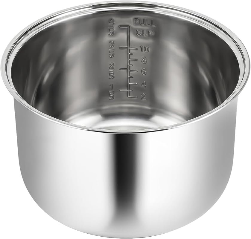 5QT Non-Stick Stainless Steel Inner Pot for AROMA ARC-150SB & ARC-5200