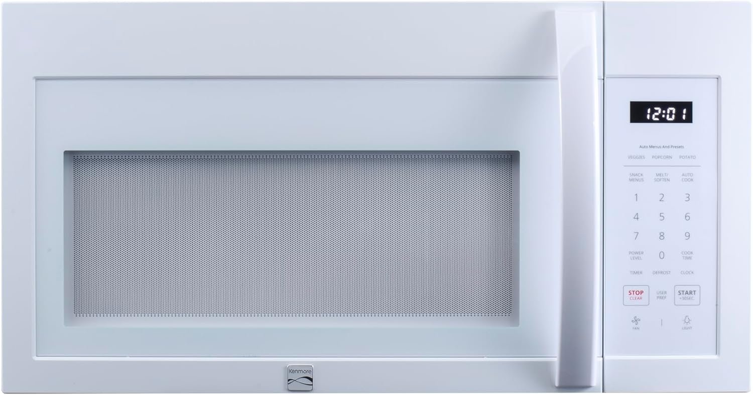 Kenmore 1.7 Cu.Ft Over-the-Range Microwave, 1000W, LED, Child Lock, 30