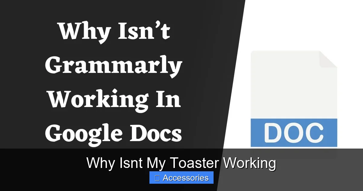 Why Isnt My Toaster Working