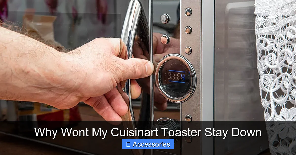 Why Wont My Cuisinart Toaster Stay Down