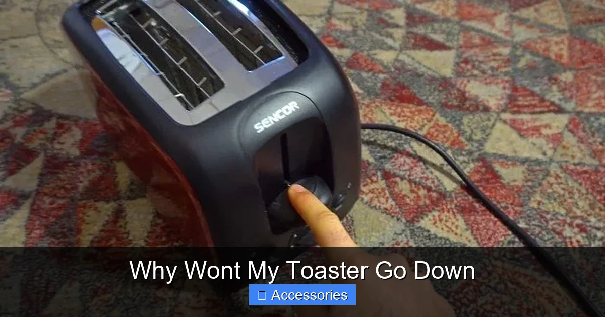 Why Wont My Toaster Go Down