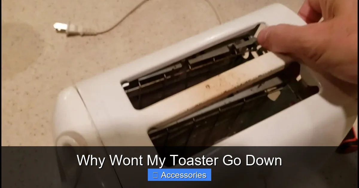 Why Wont My Toaster Go Down