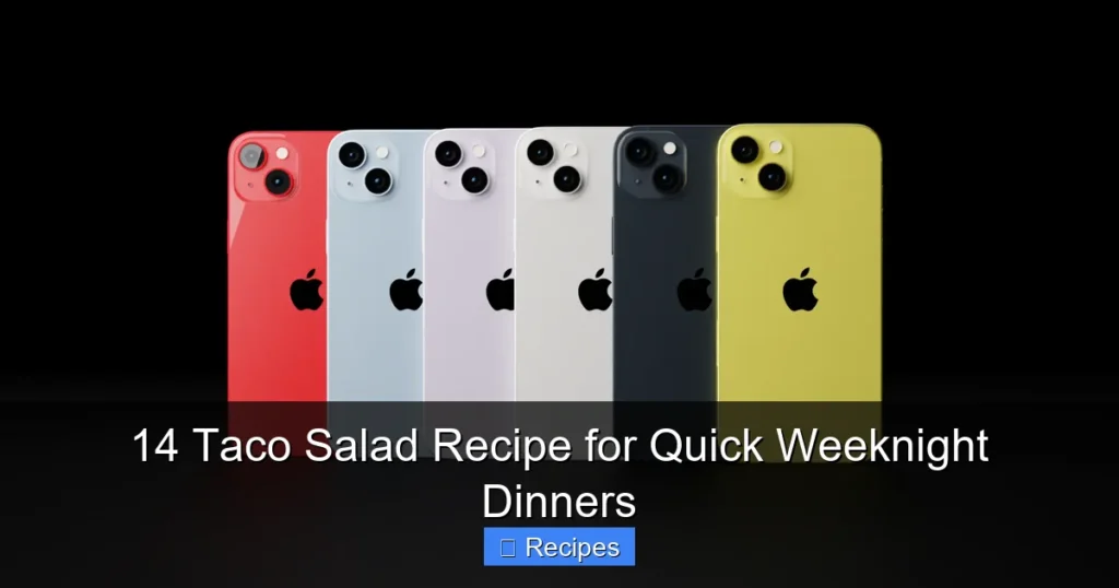14 Taco Salad Recipe for Quick Weeknight Dinners