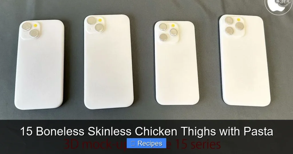 15 Boneless Skinless Chicken Thighs with Pasta
