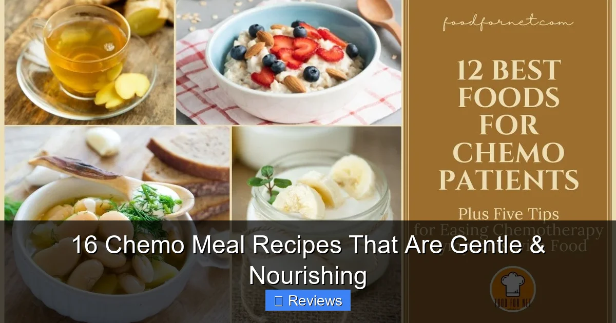 16 Chemo Meal Recipes That Are Gentle & Nourishing