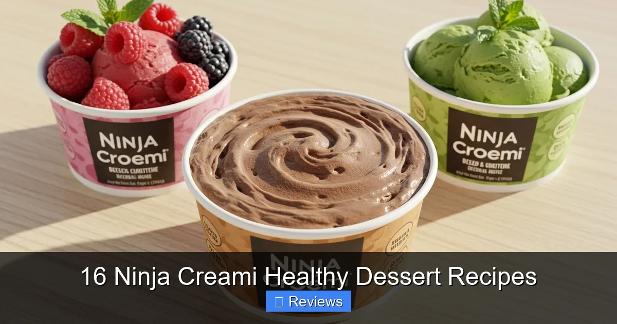 16 Ninja Creami Healthy Dessert Recipes