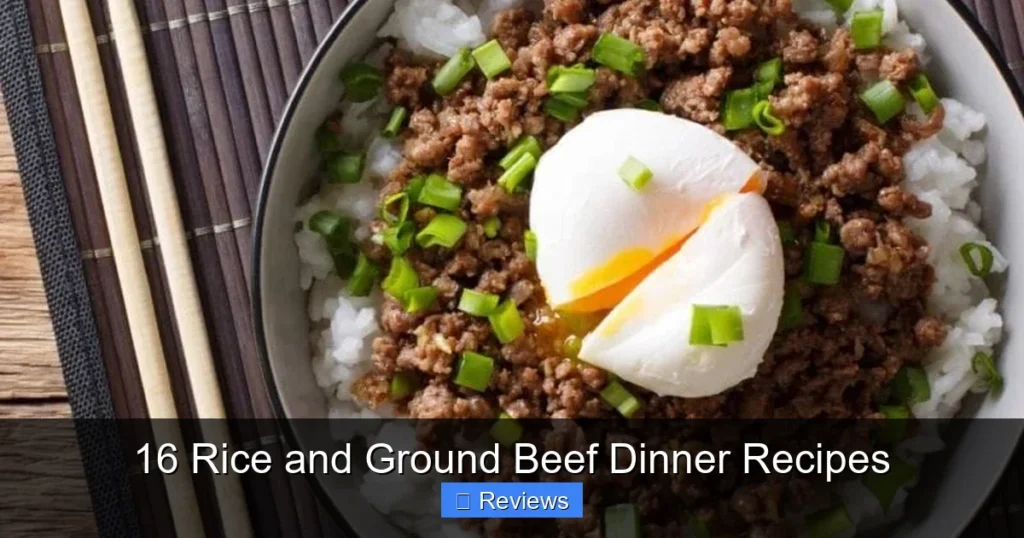 16 Rice and Ground Beef Dinner Recipes