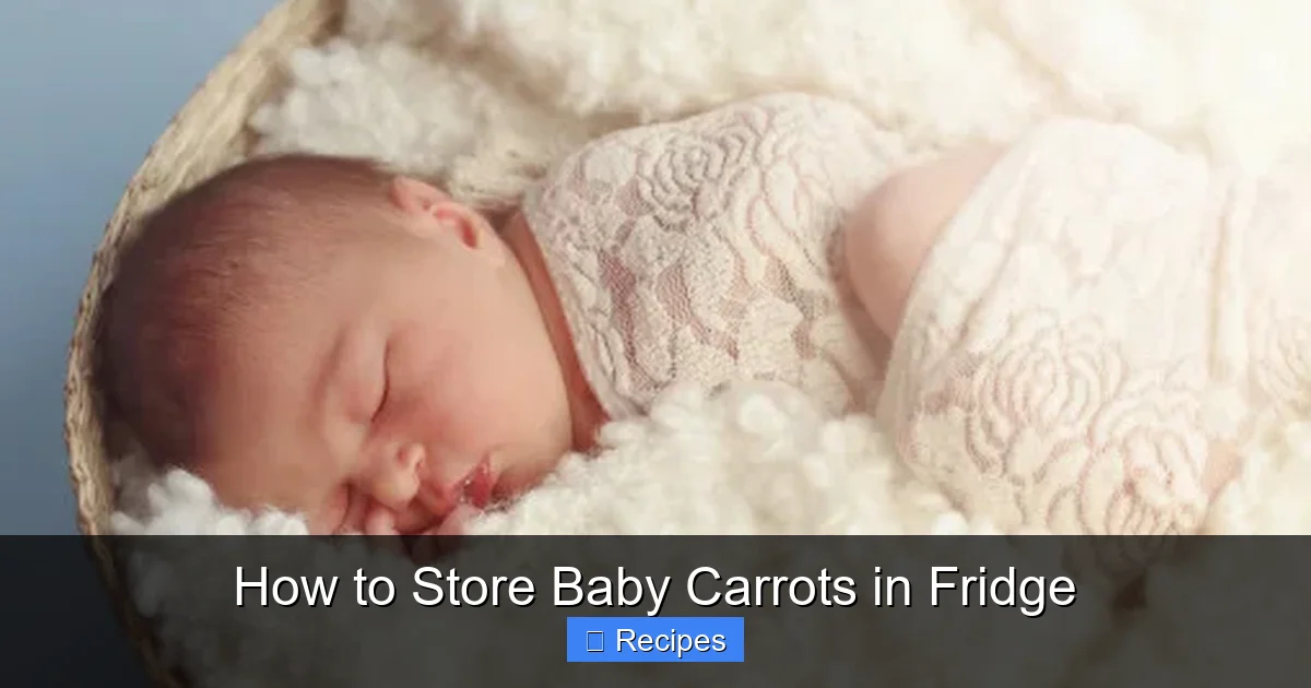 How to Store Baby Carrots in Fridge