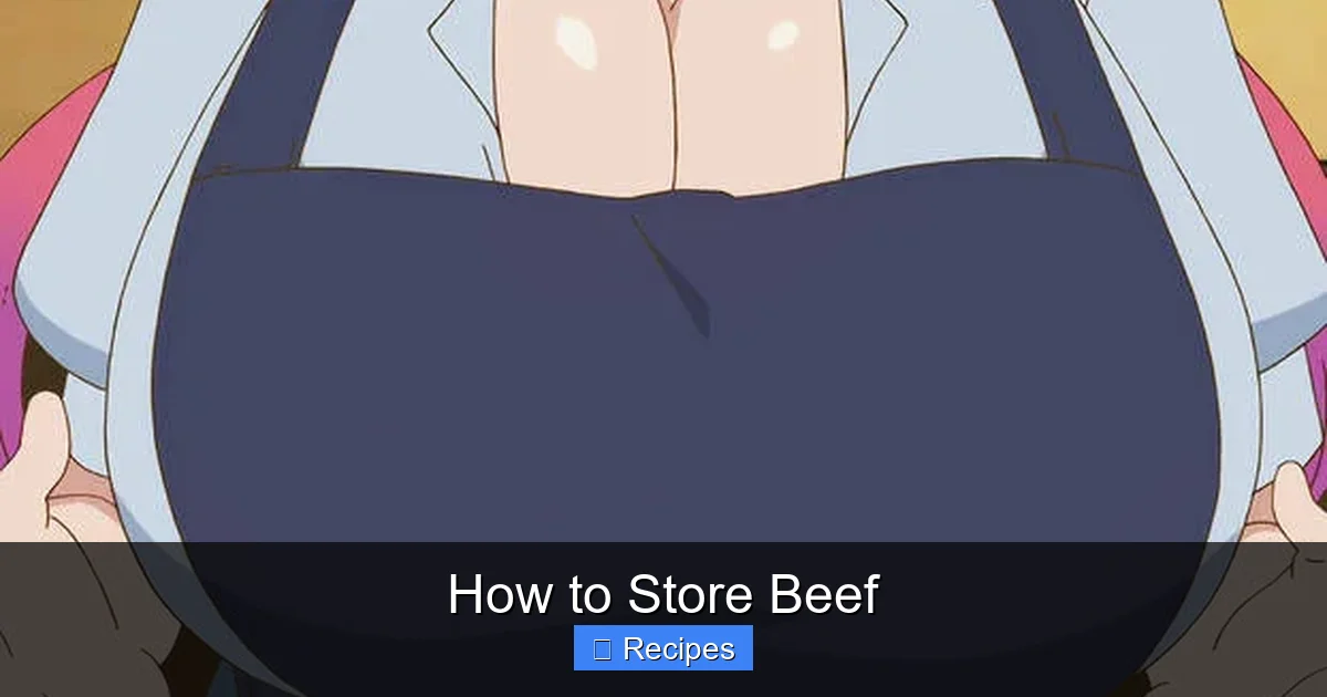 How to Store Beef