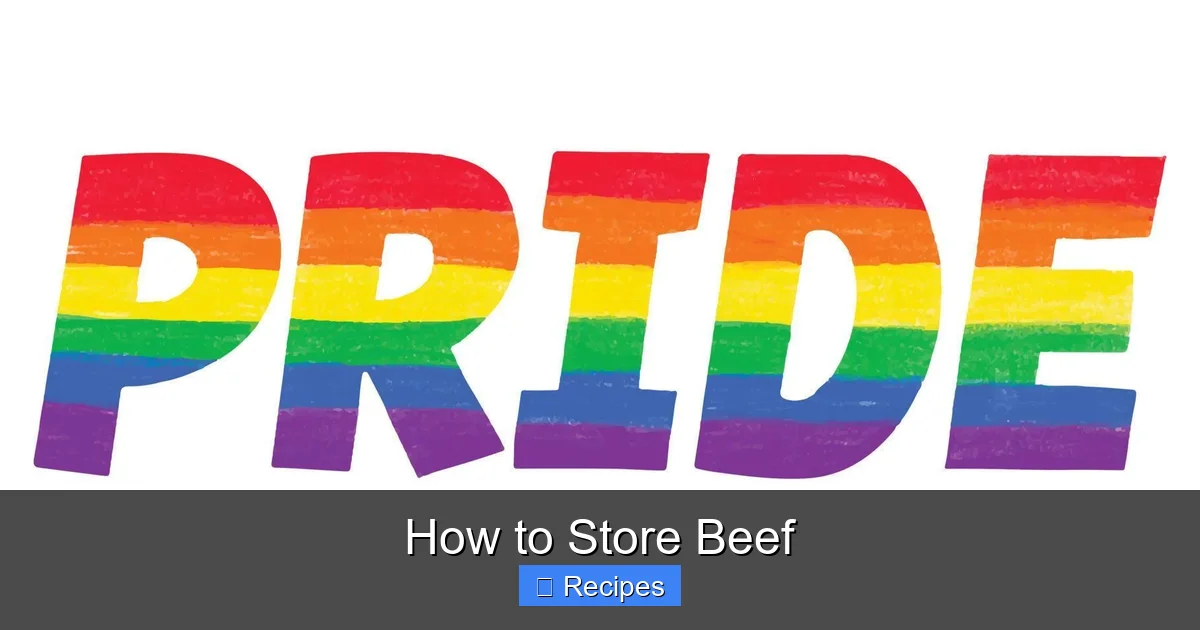 How to Store Beef