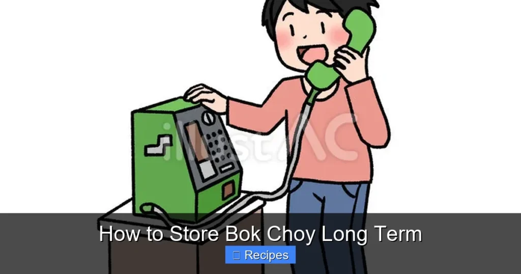 How to Store Bok Choy Long Term