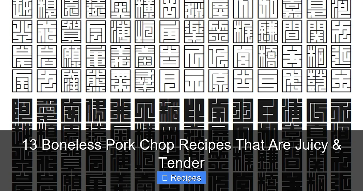 13 Boneless Pork Chop Recipes That Are Juicy & Tender