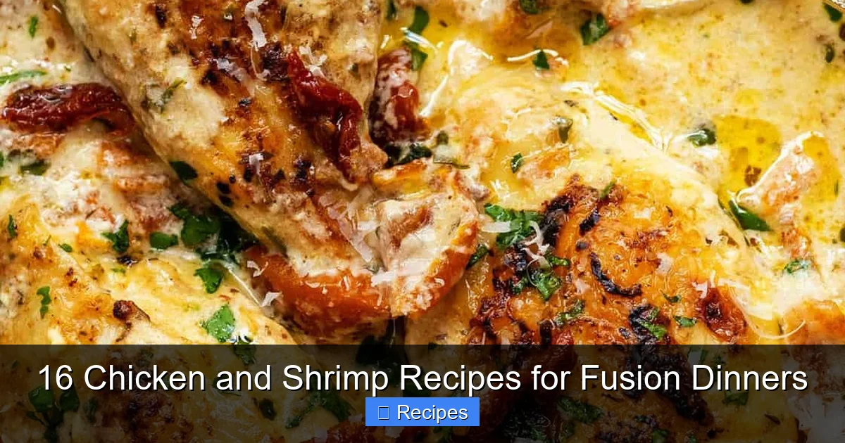 16 Chicken and Shrimp Recipes for Fusion Dinners