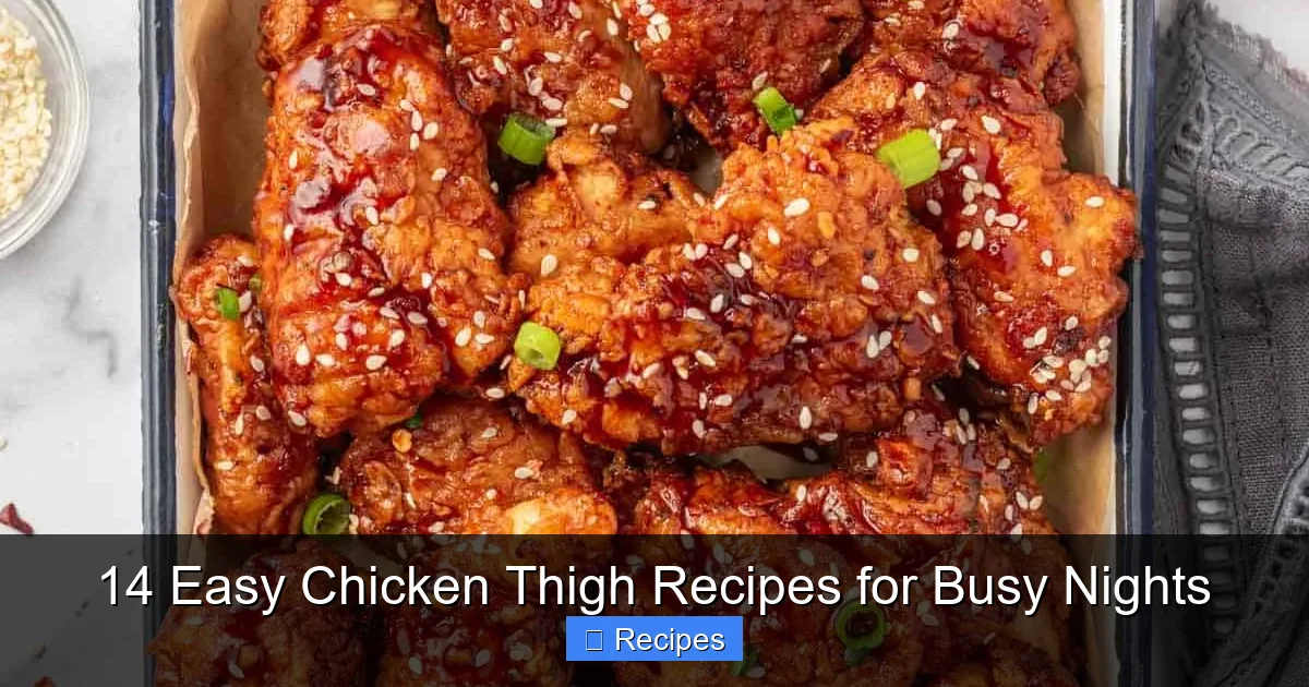 14 Easy Chicken Thigh Recipes for Busy Nights