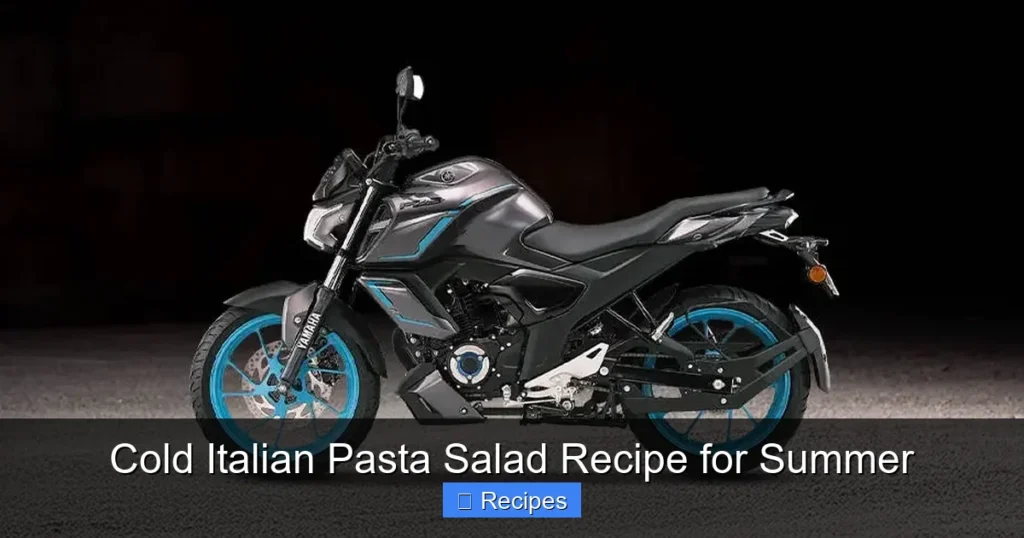 Cold Italian Pasta Salad Recipe for Summer